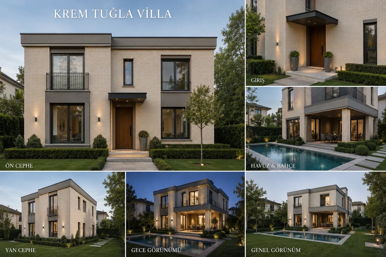 Cream Brick Villa