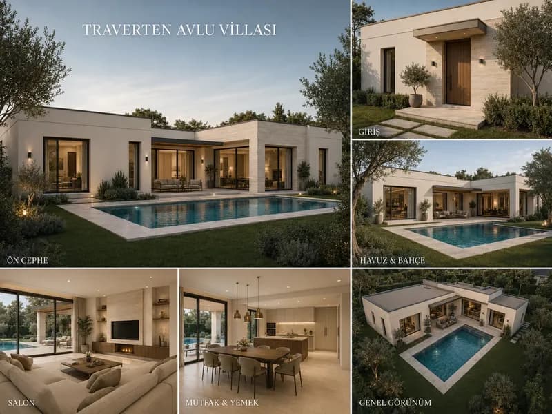 Traverten Avlu Villası